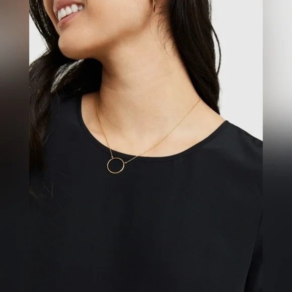 Quince Black Silk Dress - Picture 3 of 6